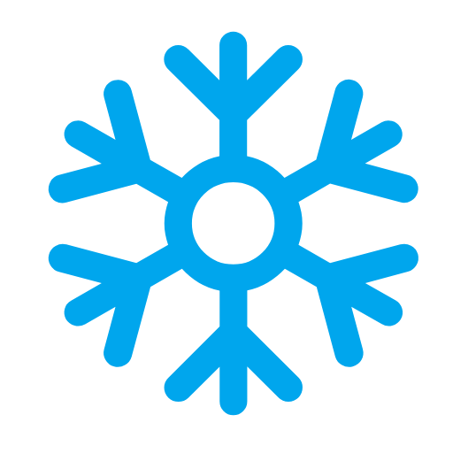 Microsoft design of the snowflake emoji verson:Windows-11-23H2