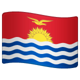 Whatsapp design of the flag: Kiribati emoji verson:2.23.2.72