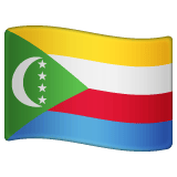 Whatsapp design of the flag: Comoros emoji verson:2.23.2.72