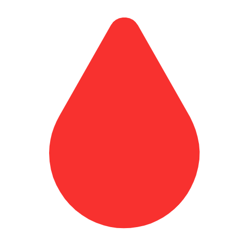 Microsoft design of the drop of blood emoji verson:Windows-11-23H2
