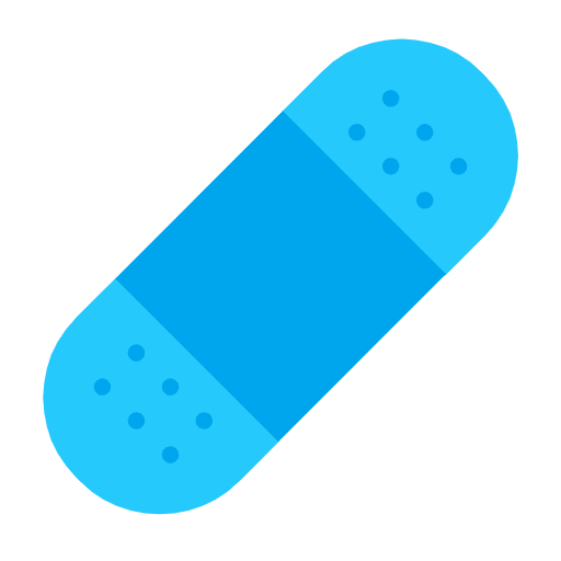 Microsoft design of the adhesive bandage emoji verson:Windows-11-23H2