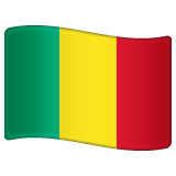 Whatsapp design of the flag: Mali emoji verson:2.23.2.72