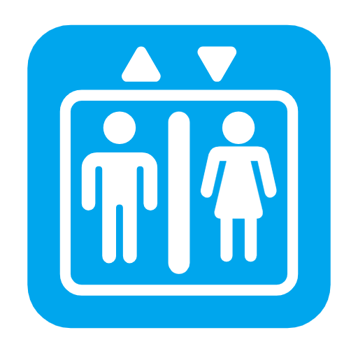 Microsoft design of the elevator emoji verson:Windows-11-23H2