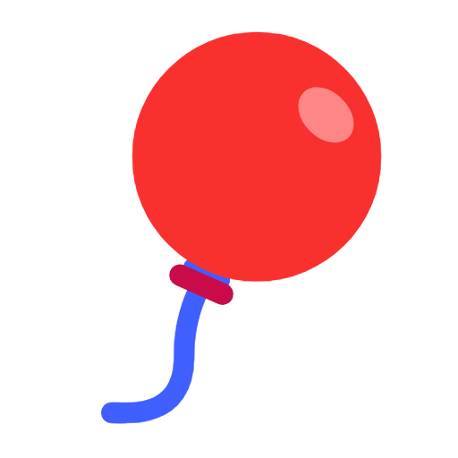 Microsoft design of the balloon emoji verson:Windows-11-23H2
