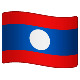 Whatsapp design of the flag: Laos emoji verson:2.23.2.72