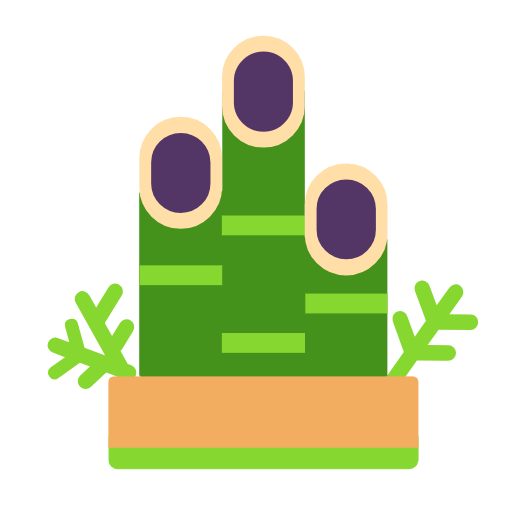 Microsoft design of the pine decoration emoji verson:Windows-11-23H2