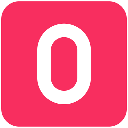 Microsoft design of the O button (blood type) emoji verson:Windows-11-22H2