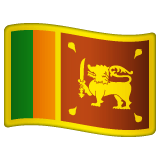 Whatsapp design of the flag: Sri Lanka emoji verson:2.23.2.72