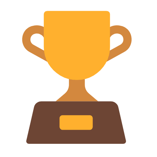 Microsoft design of the trophy emoji verson:Windows-11-23H2