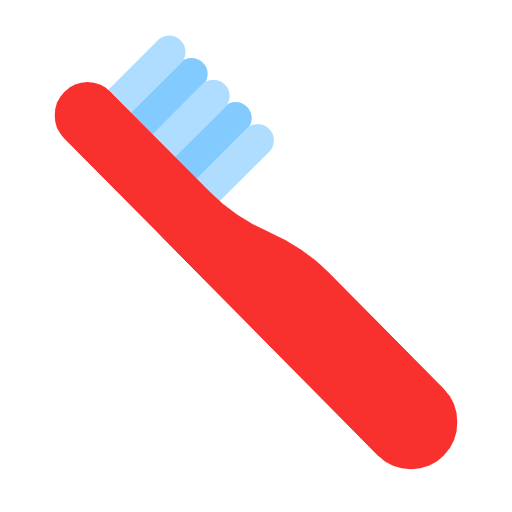 Microsoft design of the toothbrush emoji verson:Windows-11-23H2