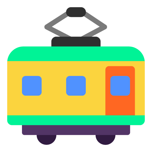 Microsoft design of the railway car emoji verson:Windows-11-22H2