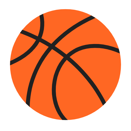 Microsoft design of the basketball emoji verson:Windows-11-23H2