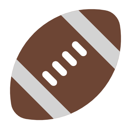 Microsoft design of the american football emoji verson:Windows-11-23H2