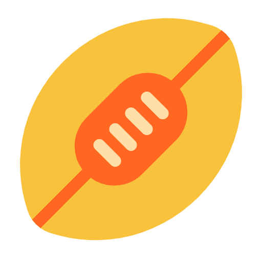Microsoft design of the rugby football emoji verson:Windows-11-23H2
