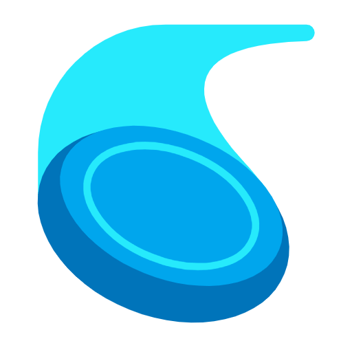 Microsoft design of the flying disc emoji verson:Windows-11-23H2