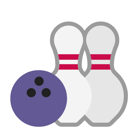 Microsoft design of the bowling emoji verson:Windows-11-23H2