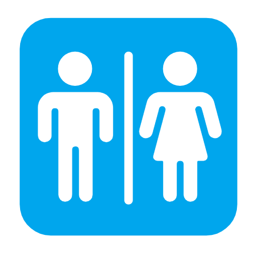 Microsoft design of the restroom emoji verson:Windows-11-23H2