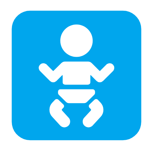 Microsoft design of the baby symbol emoji verson:Windows-11-23H2