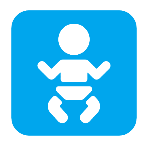 Microsoft design of the baby symbol emoji verson:Windows-11-23H2
