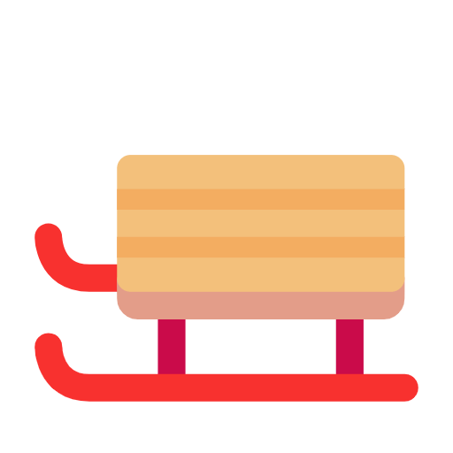 Microsoft design of the sled emoji verson:Windows-11-23H2