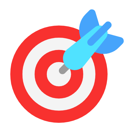 Microsoft design of the bullseye emoji verson:Windows-11-23H2