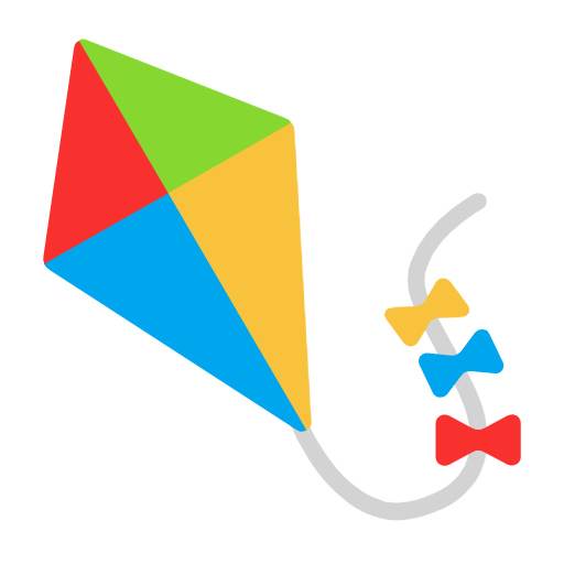 Microsoft design of the kite emoji verson:Windows-11-23H2