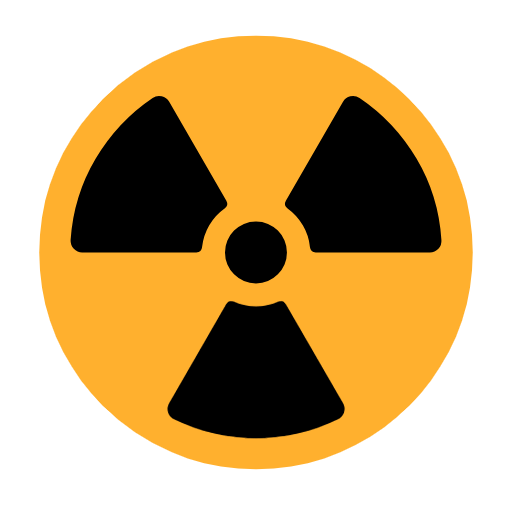 Microsoft design of the radioactive emoji verson:Windows-11-23H2