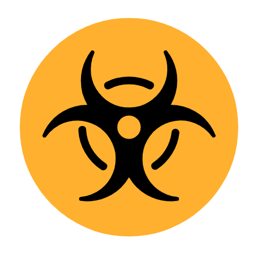 Microsoft design of the biohazard emoji verson:Windows-11-23H2