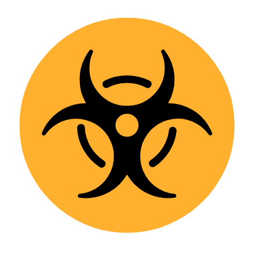 Microsoft design of the biohazard emoji verson:Windows-11-23H2