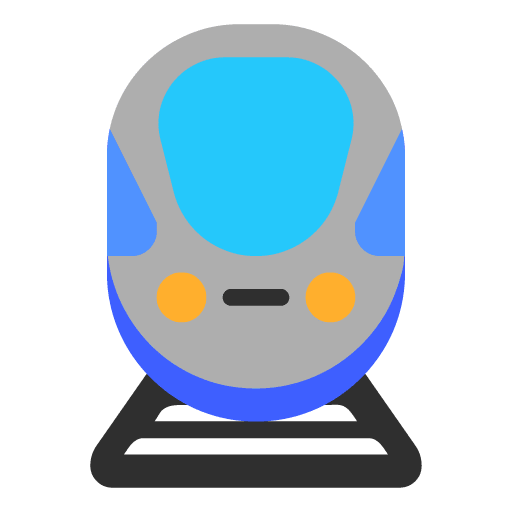 Microsoft design of the train emoji verson:Windows-11-22H2