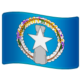 Whatsapp design of the flag: Northern Mariana Islands emoji verson:2.23.2.72