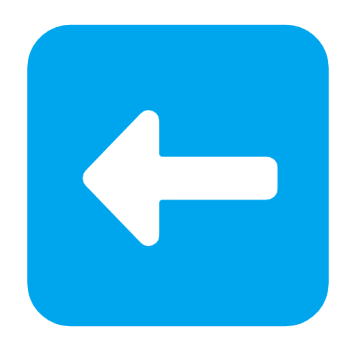 Microsoft design of the left arrow emoji verson:Windows-11-23H2