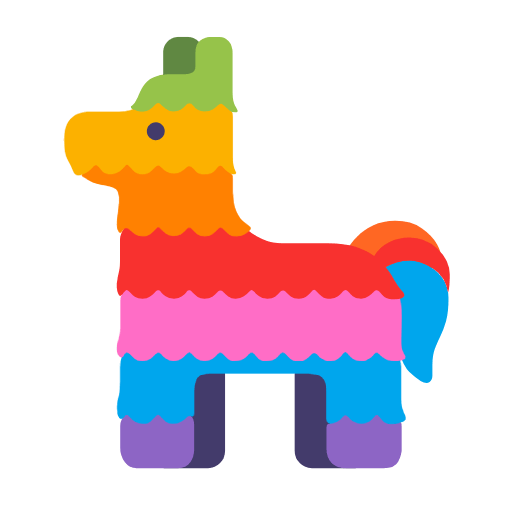 Microsoft design of the piñata emoji verson:Windows-11-23H2