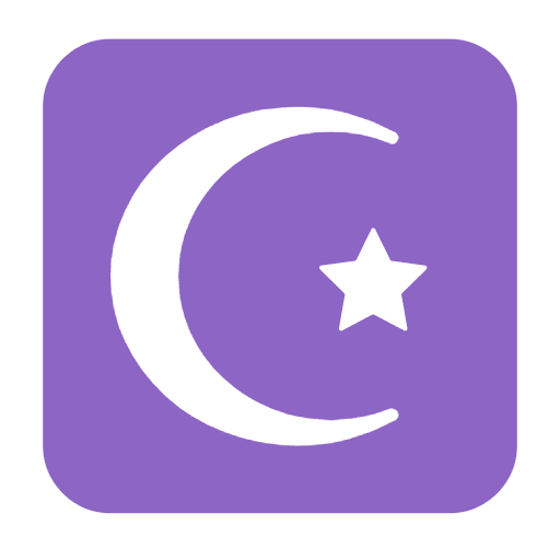Microsoft design of the star and crescent emoji verson:Windows-11-23H2
