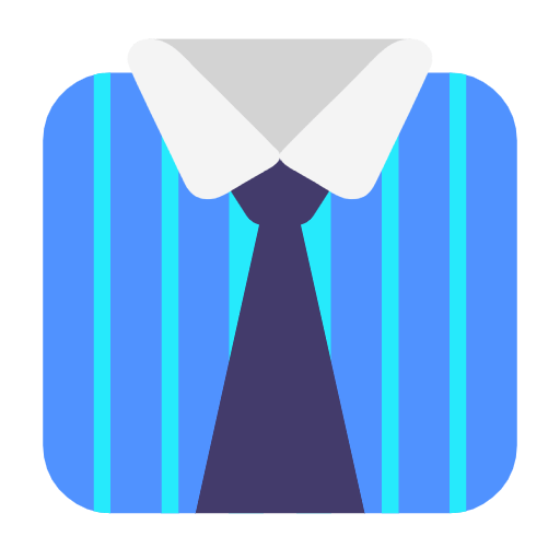 Microsoft design of the necktie emoji verson:Windows-11-23H2