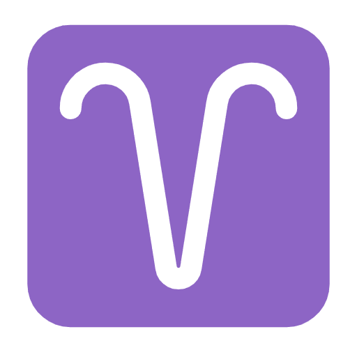 Microsoft design of the Aries emoji verson:Windows-11-23H2