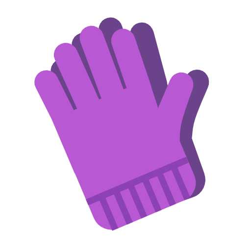 Microsoft design of the gloves emoji verson:Windows-11-23H2