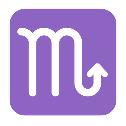 Microsoft design of the Scorpio emoji verson:Windows-11-23H2