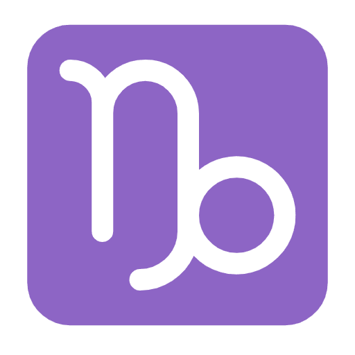 Microsoft design of the Capricorn emoji verson:Windows-11-23H2