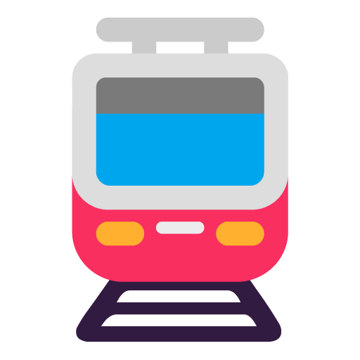 Microsoft design of the tram emoji verson:Windows-11-22H2