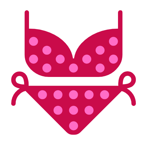 Microsoft design of the bikini emoji verson:Windows-11-23H2