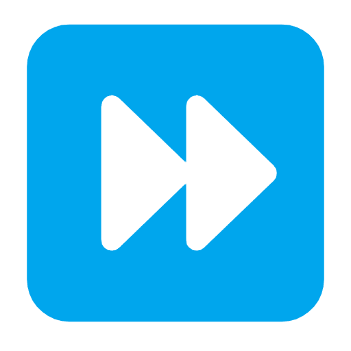 Microsoft design of the fast-forward button emoji verson:Windows-11-23H2