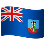 Whatsapp design of the flag: Montserrat emoji verson:2.23.2.72