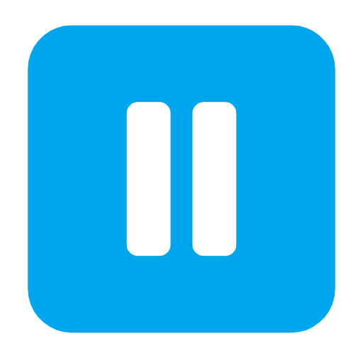 Microsoft design of the pause button emoji verson:Windows-11-23H2