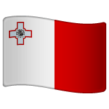 Whatsapp design of the flag: Malta emoji verson:2.23.2.72