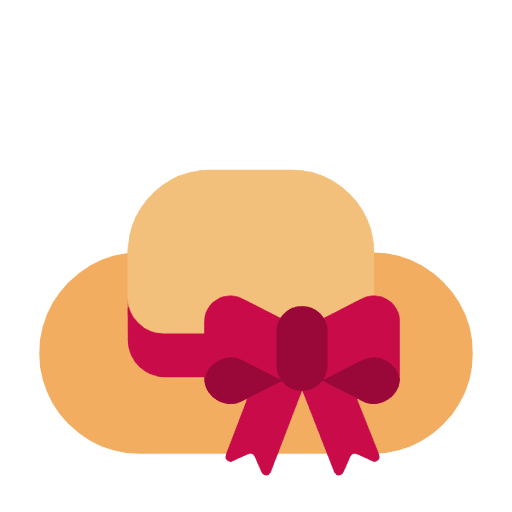 Microsoft design of the woman’s hat emoji verson:Windows-11-23H2