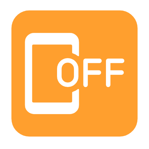 Microsoft design of the mobile phone off emoji verson:Windows-11-23H2
