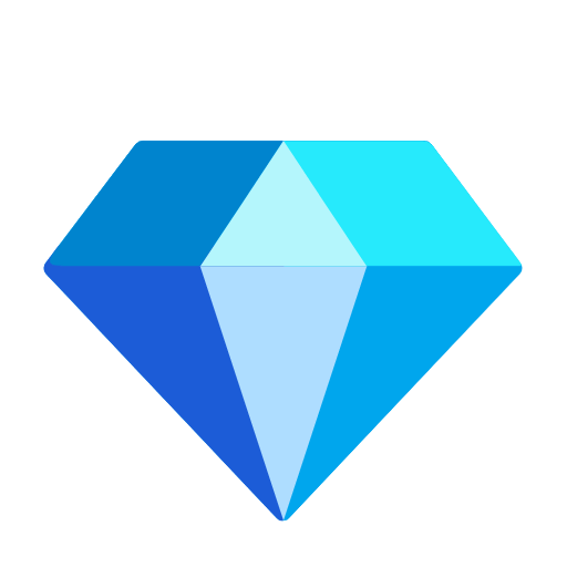 Microsoft design of the gem stone emoji verson:Windows-11-23H2