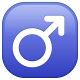 Whatsapp design of the male sign emoji verson:2.23.2.72