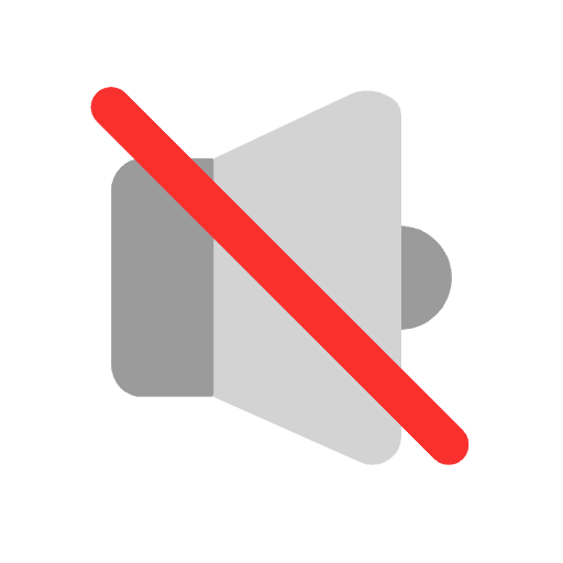 Microsoft design of the muted speaker emoji verson:Windows-11-23H2